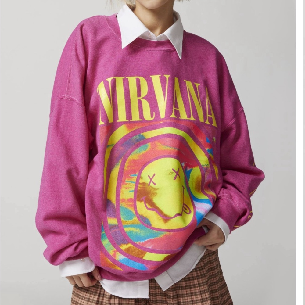 Nirvana sweatshirt urban outfitters